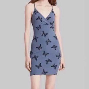 WILD FABLE blue mini dress